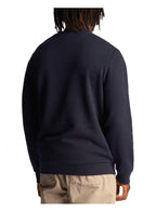 Lyle & Scott Embroidered Crew Neck Sweatshirt Gunmetal