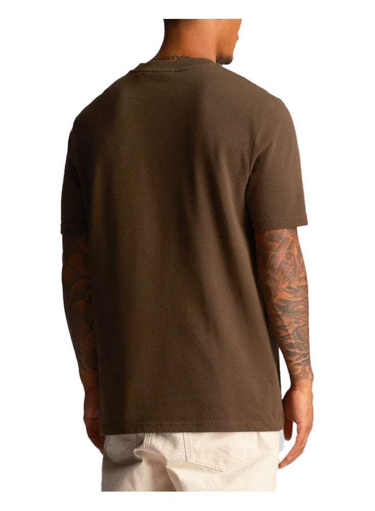 Lyle & Scott Embroidered Logo T-shirt Olive