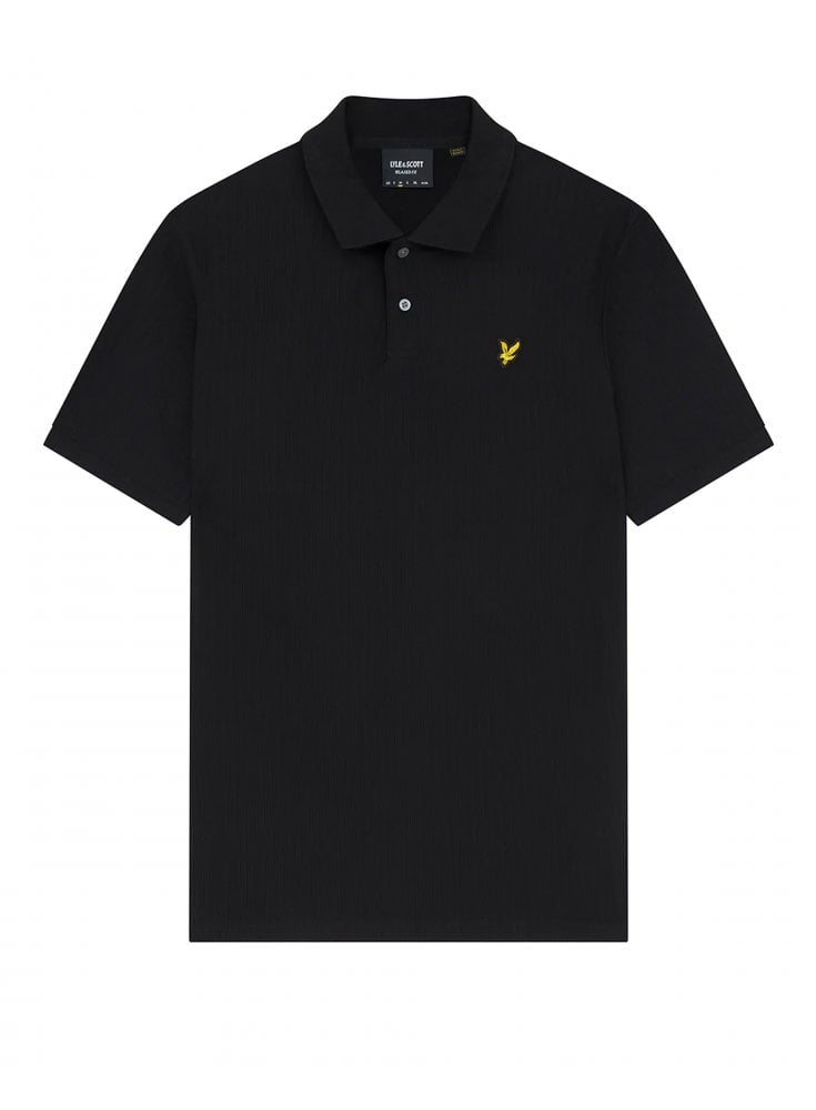 Lyle & Scott Grit Polo Shirt Jet Black
