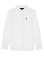 Lyle & Scott Long Sleeve Slim Fit Poplin Shirt White