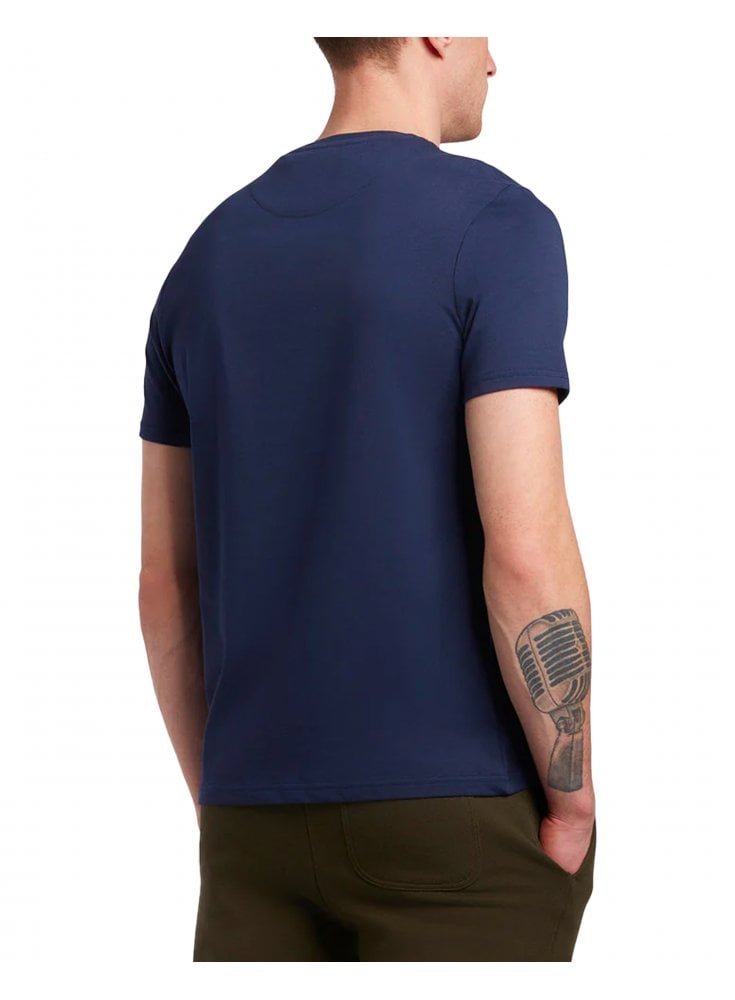Lyle & Scott Plain Cotton T Shirt Dark Navy