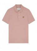 Lyle & Scott Plain Polo Shirt Hutton Pink