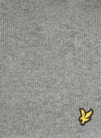 Lyle & Scott Racked Rib Scarf Mid Grey Marl