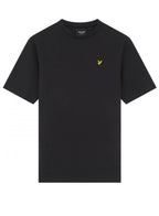Lyle & Scott Ski Slope Graphic T Shirt Oversize Fit Black Ice