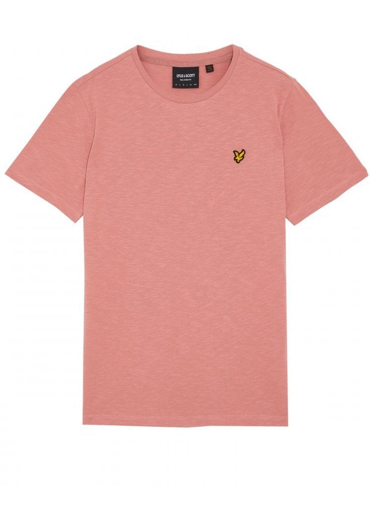 Lyle & Scott Slub T Shirt Relaxed Fit Ash Red