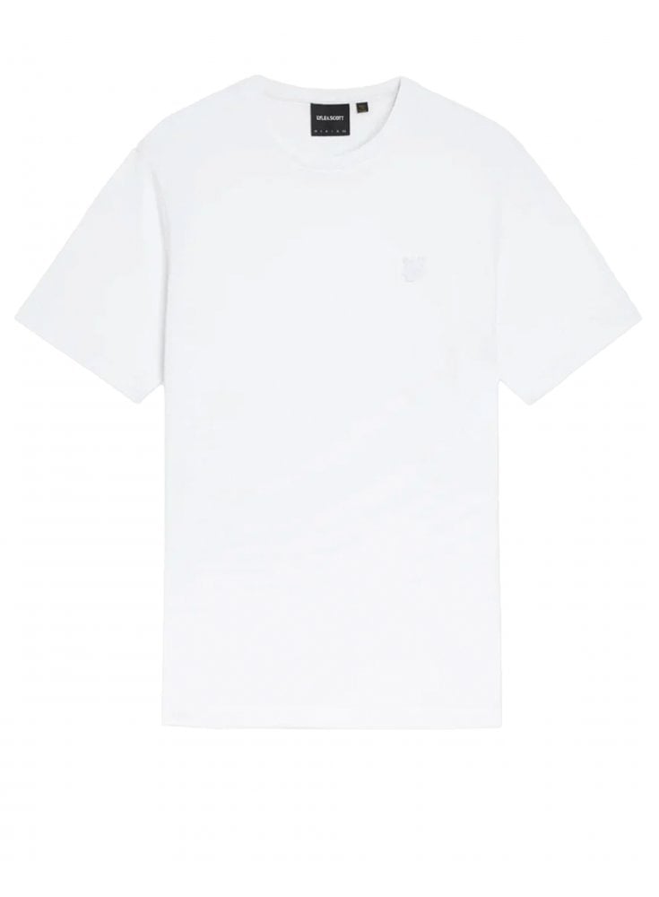 Lyle & Scott Superfine Tonal T Shirt White