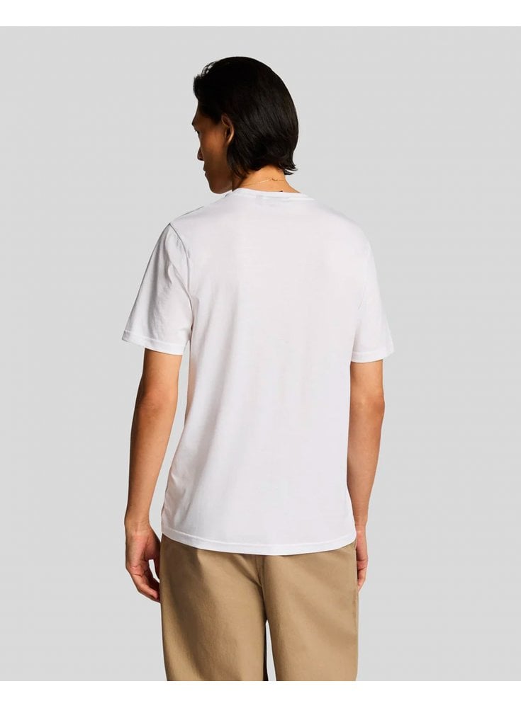 Lyle & Scott Superfine Tonal T Shirt White