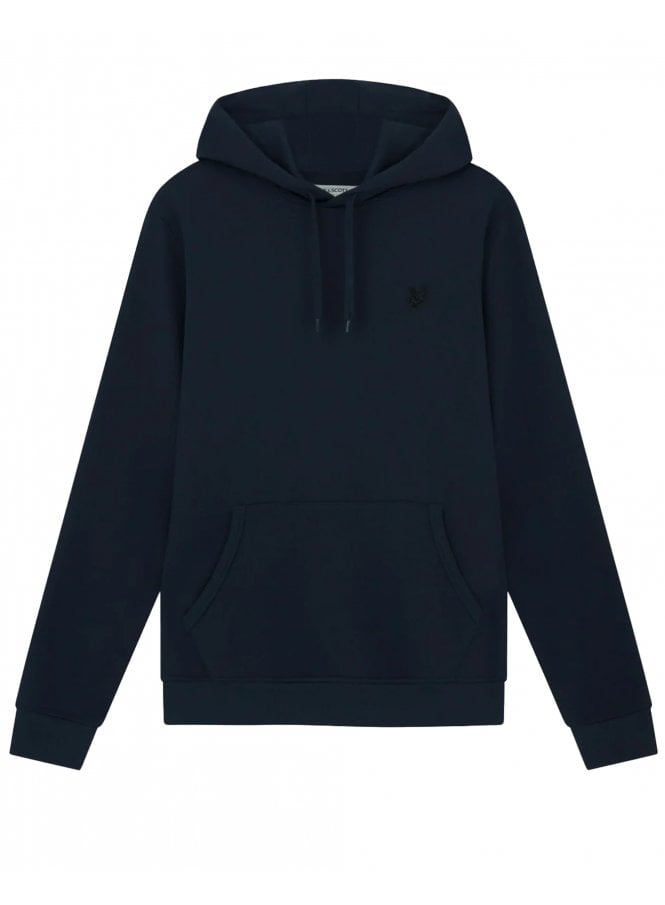 Lyle & Scott Tonal Overhead Hoodie Dark Navy