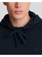 Lyle & Scott Tonal Overhead Hoodie Dark Navy