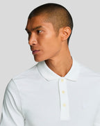 Lyle & Scott Tonal Eagle Polo Shirt White