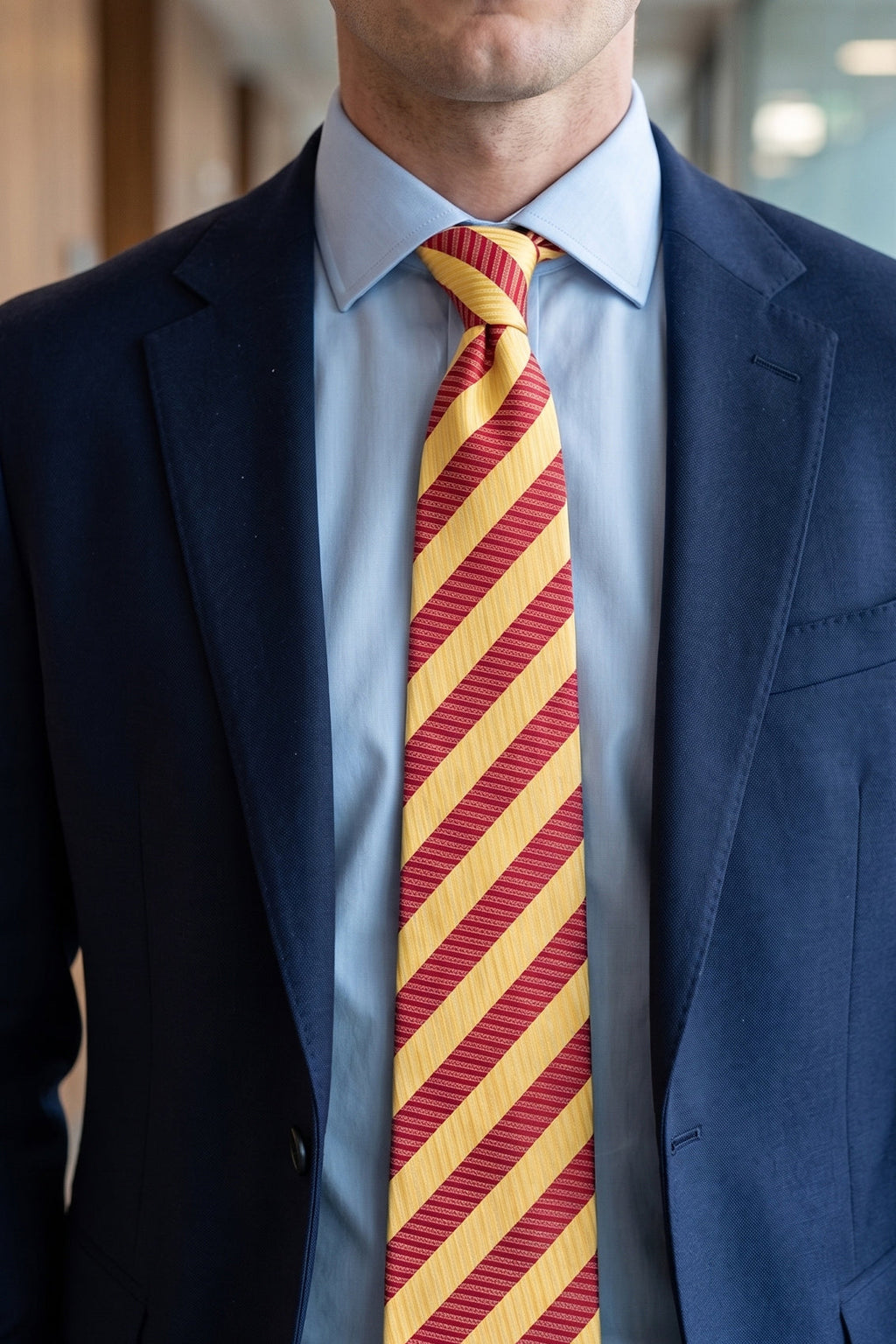 Vintage Stripe Red Gold