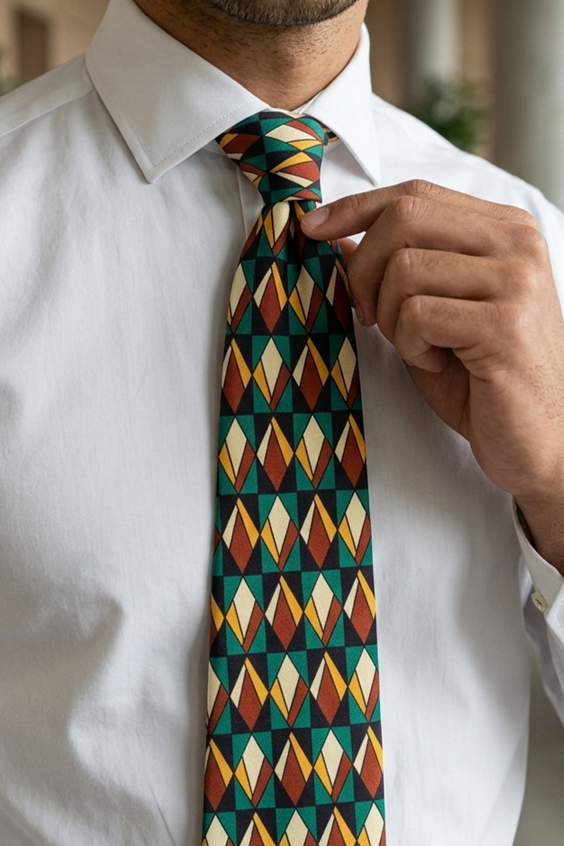 Print Green Navy