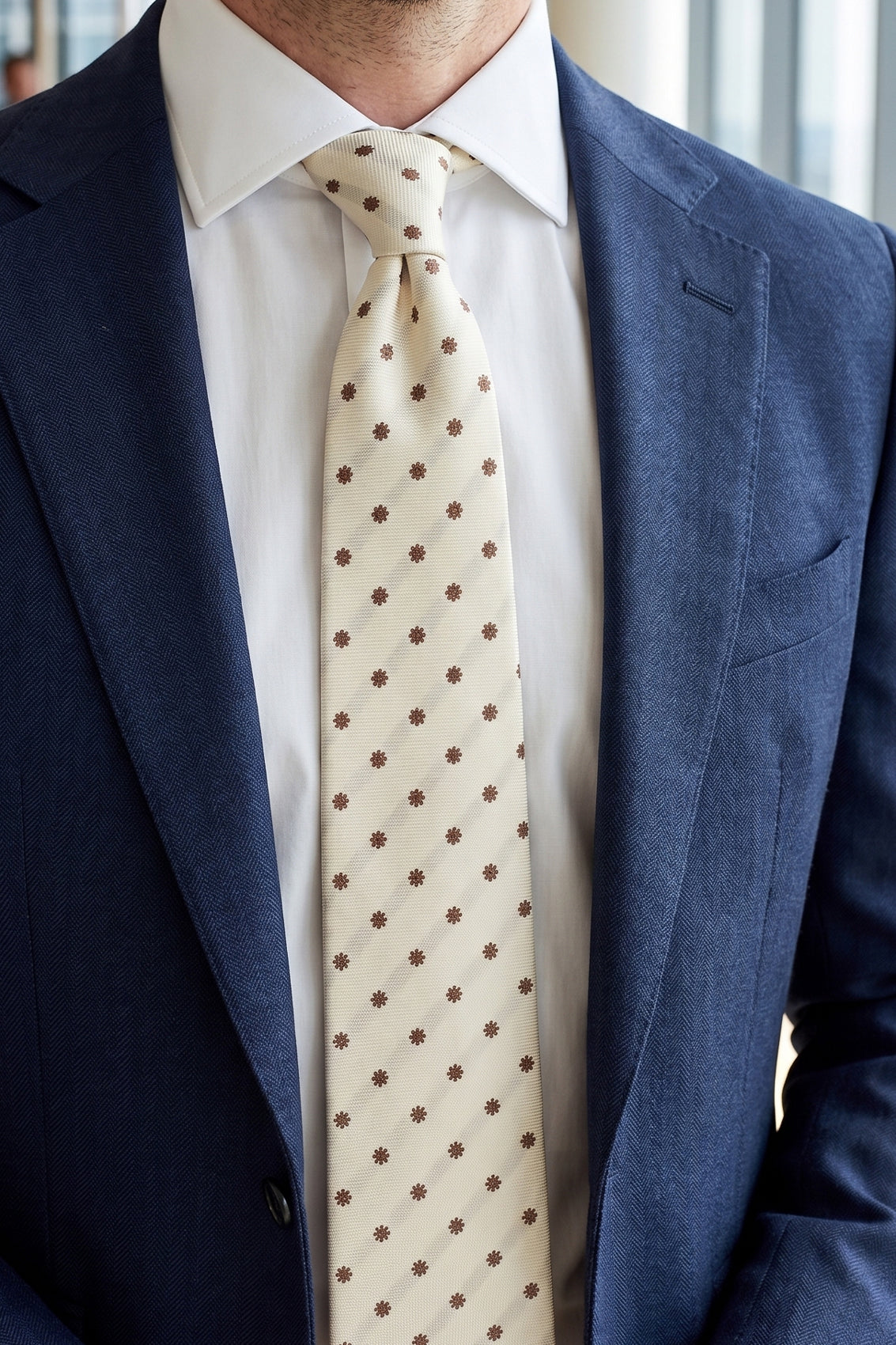 Classic Floral Cream Brown
