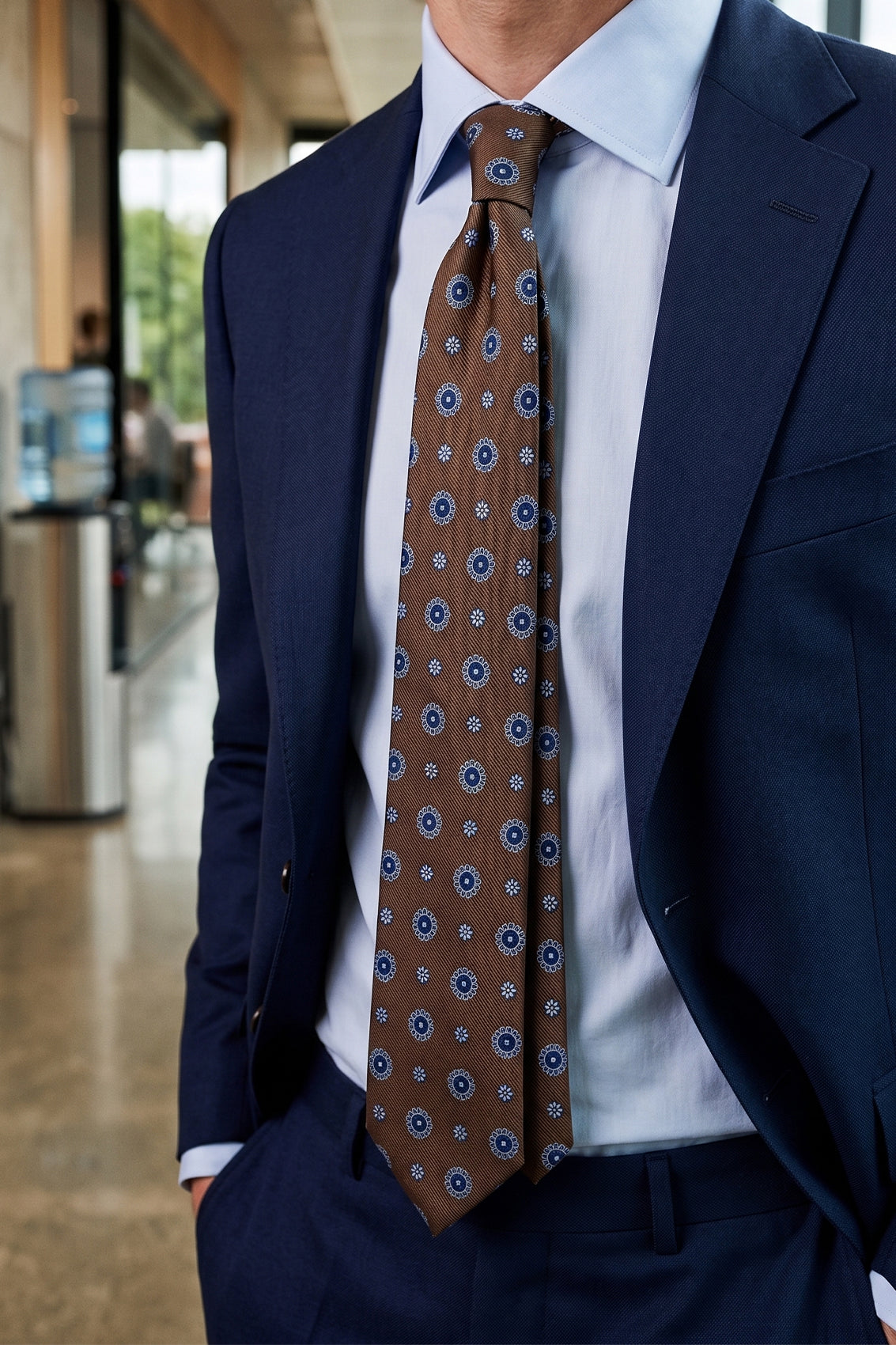 Geometric Brown Blue