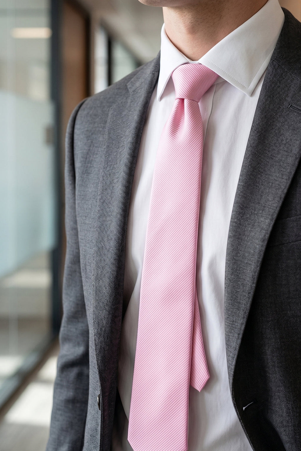 Pink Ribbed