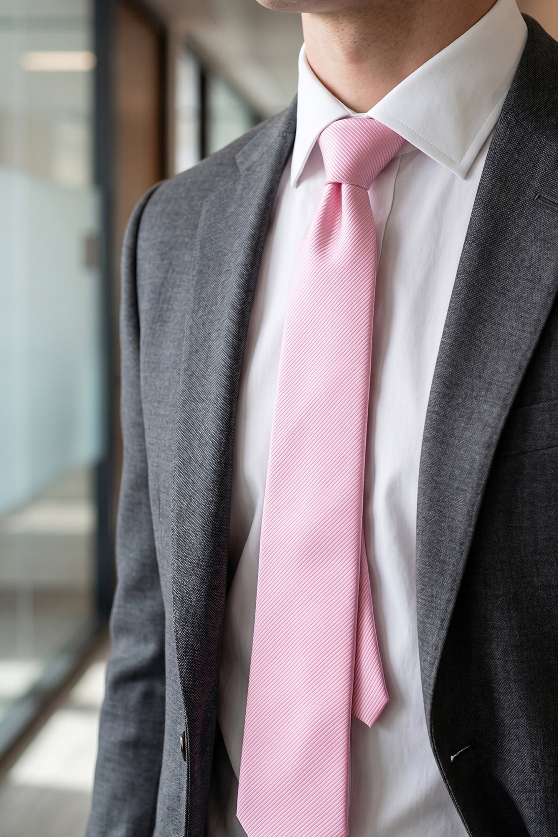 Pink Ribbed