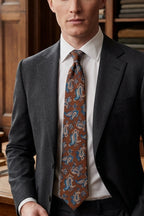 Paisley Print Brown