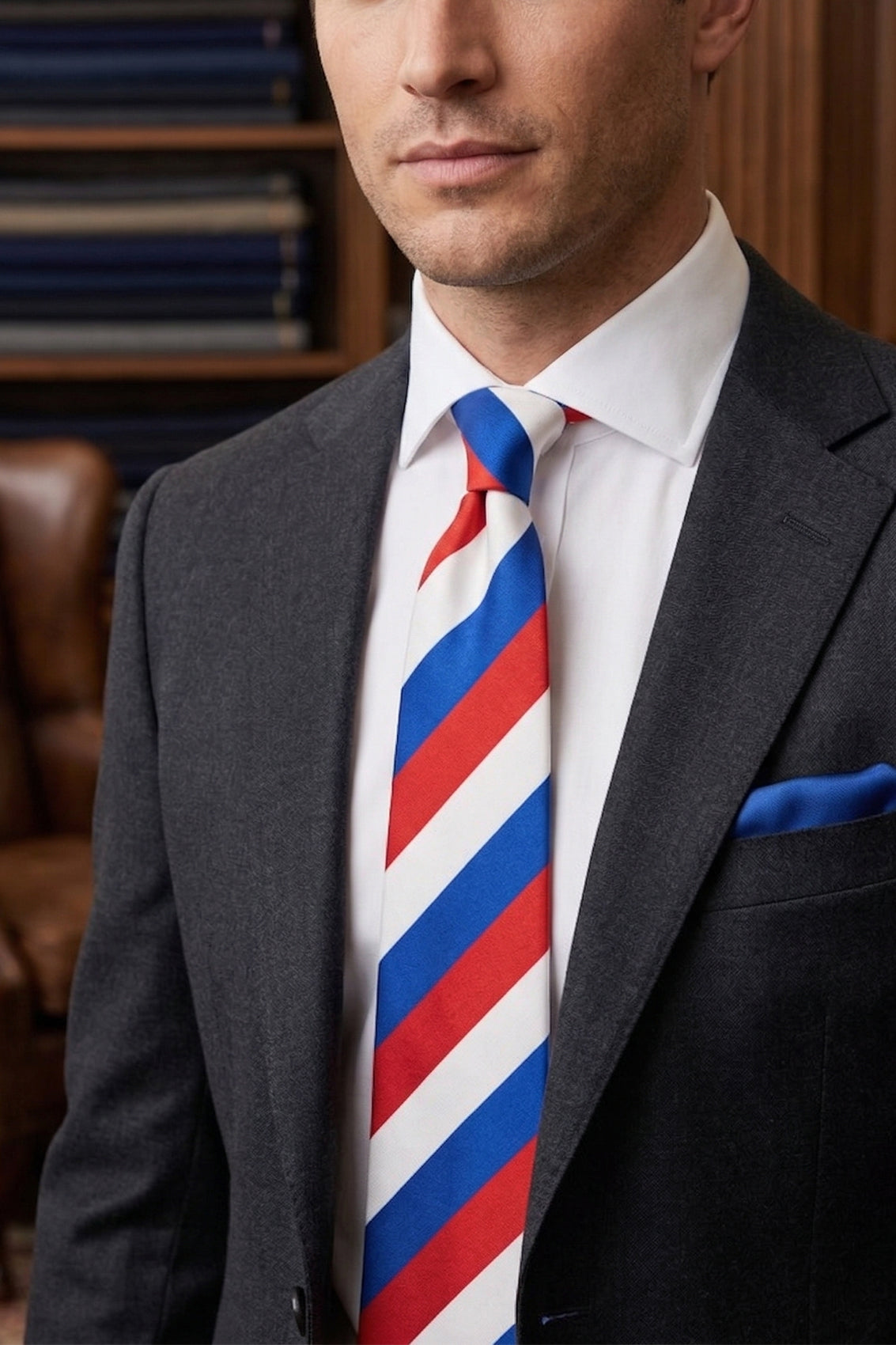 Classic Stripe Red White Blue