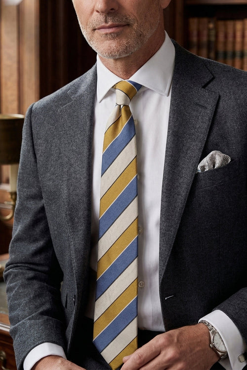 Archie Navy/Brown Tie