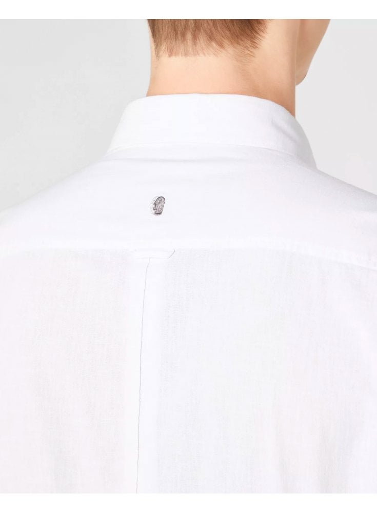 Remus Uomo Linen Shirt White