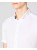 Remus Uomo Linen Shirt White