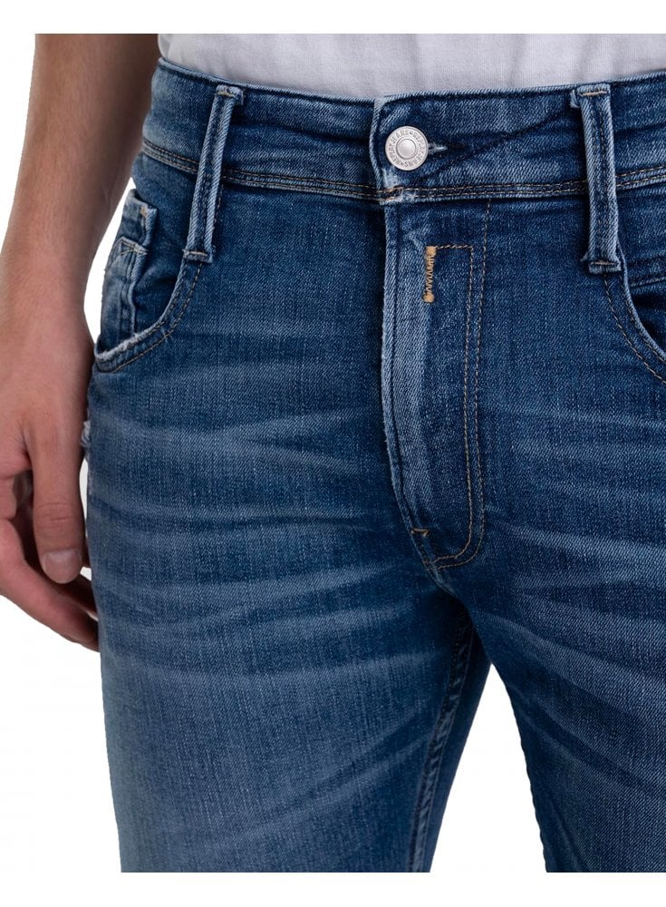 Replay 573 Bio Anbass Stretch Distressed Worn Look Jean 009