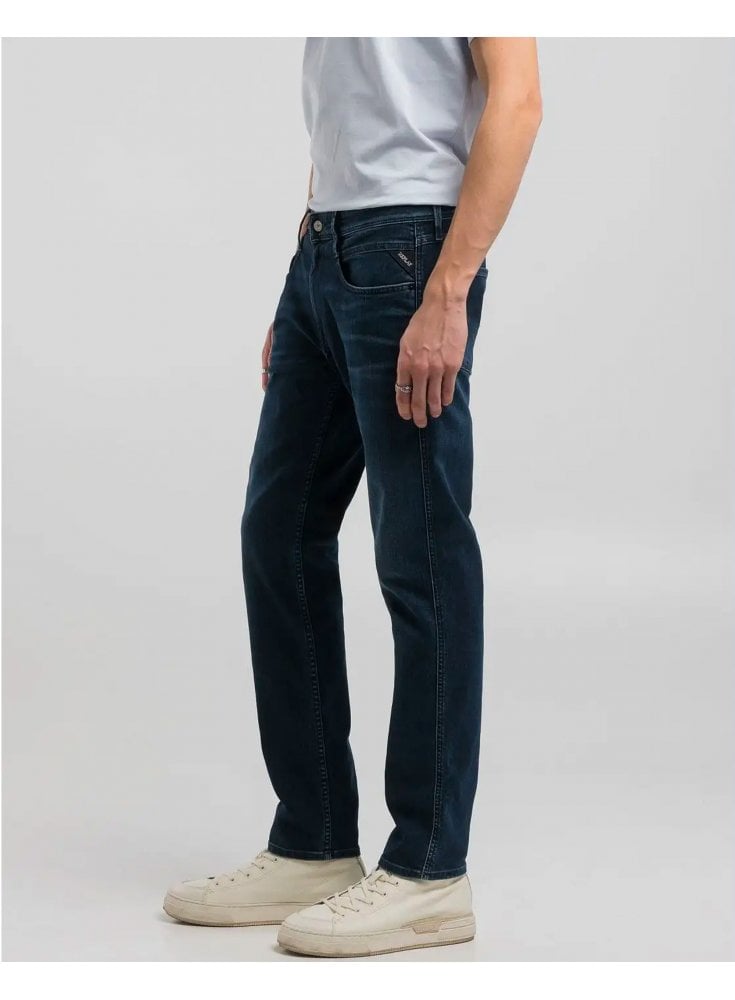 Replay 573 Slim Fit Anbass Sustainable Lab Jean Dark Blue 007