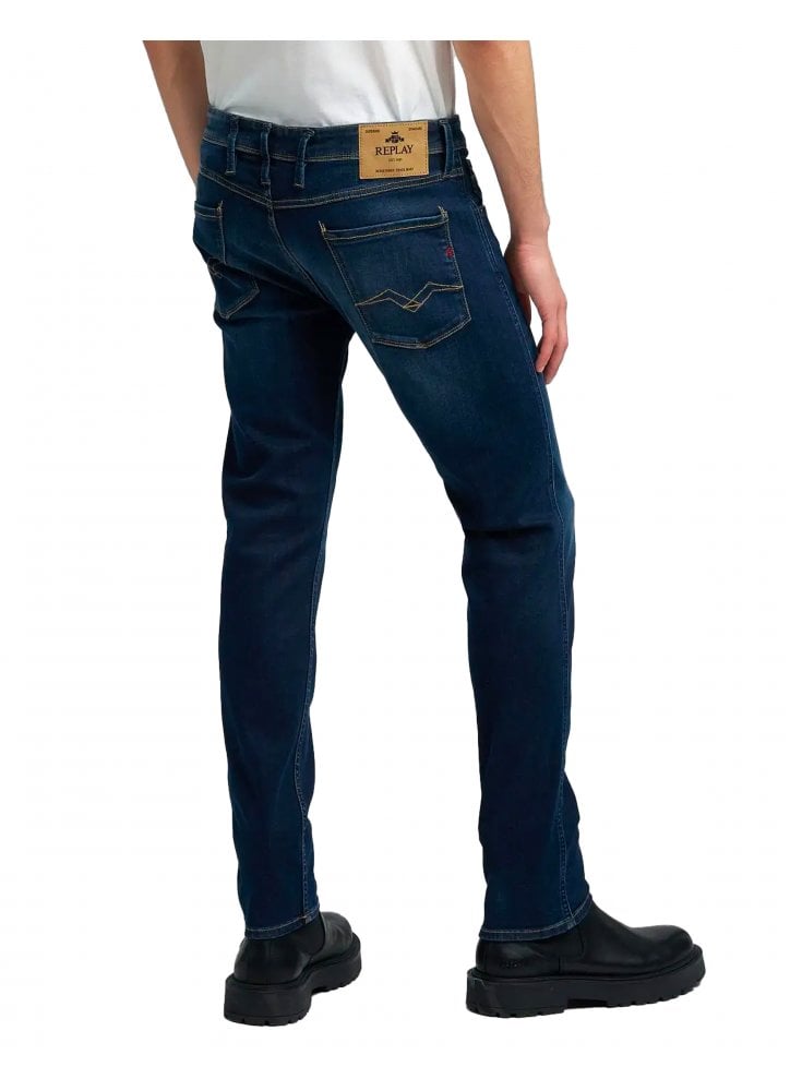 Replay Anbass Dark Blue Soft Slim Fit Jean 007