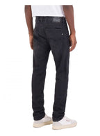 Replay Anbass Slim Fit Power Stretch Jeans Black Delave 009