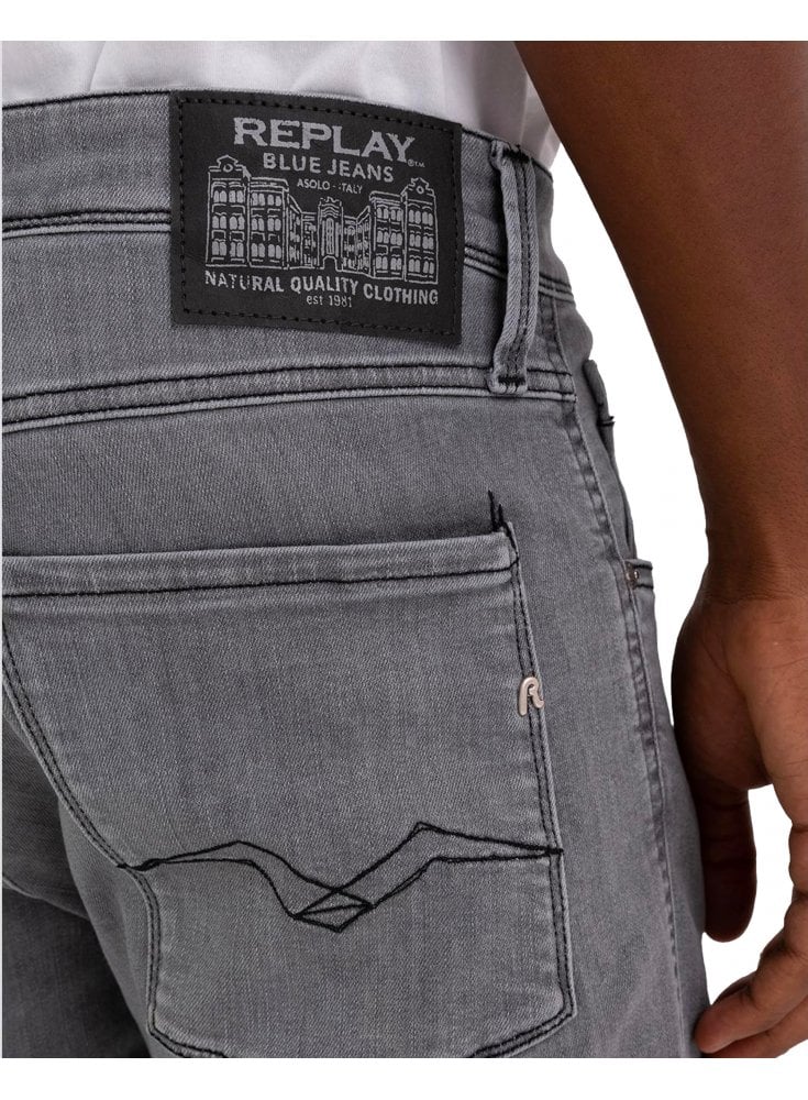 Replay Anbass Slim Jean Grey