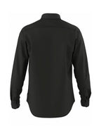 Replay Black Twill Cotton Shirt Black
