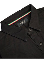 Replay Black Twill Cotton Shirt Black