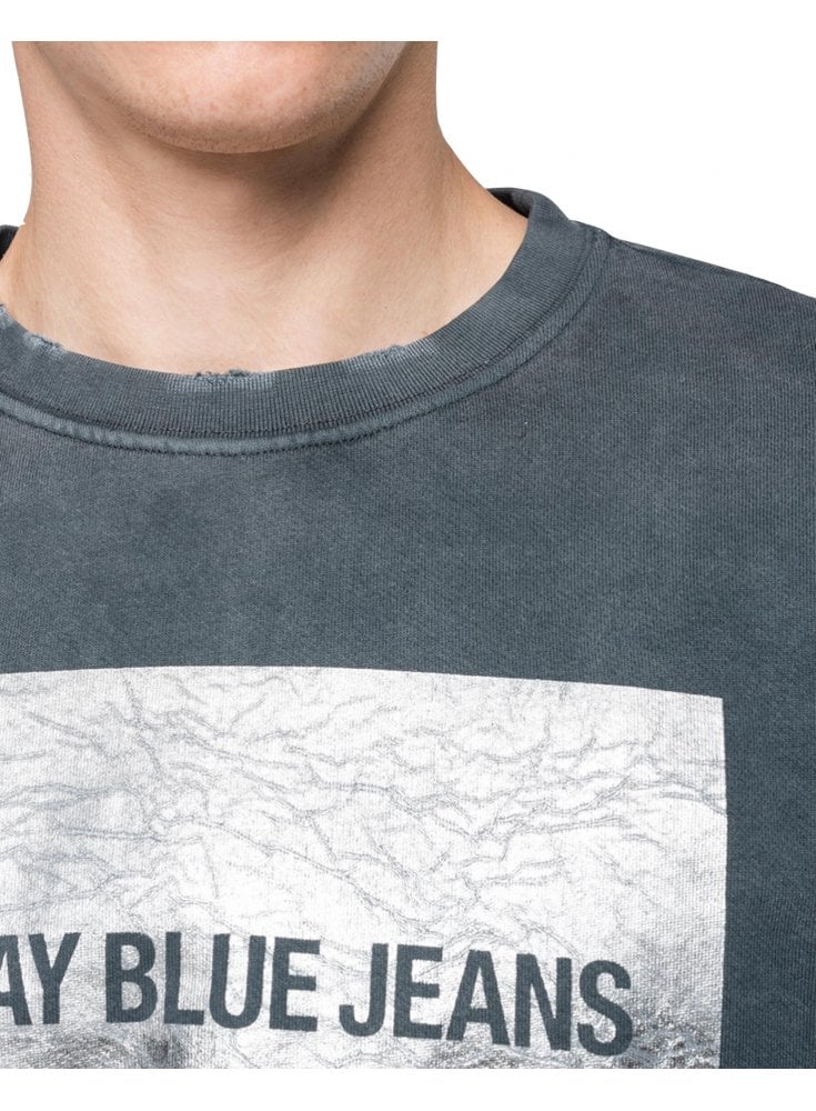 Replay Replay blue jeans mens sweatshirt 099
