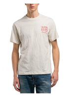 Replay Blue Jeans T Shirt Off White