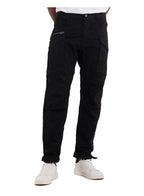 Replay Combat Pants Black With Zip & Pocket Detail 098