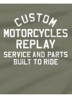 Replay Custom Motorcycles Green T-Shirt