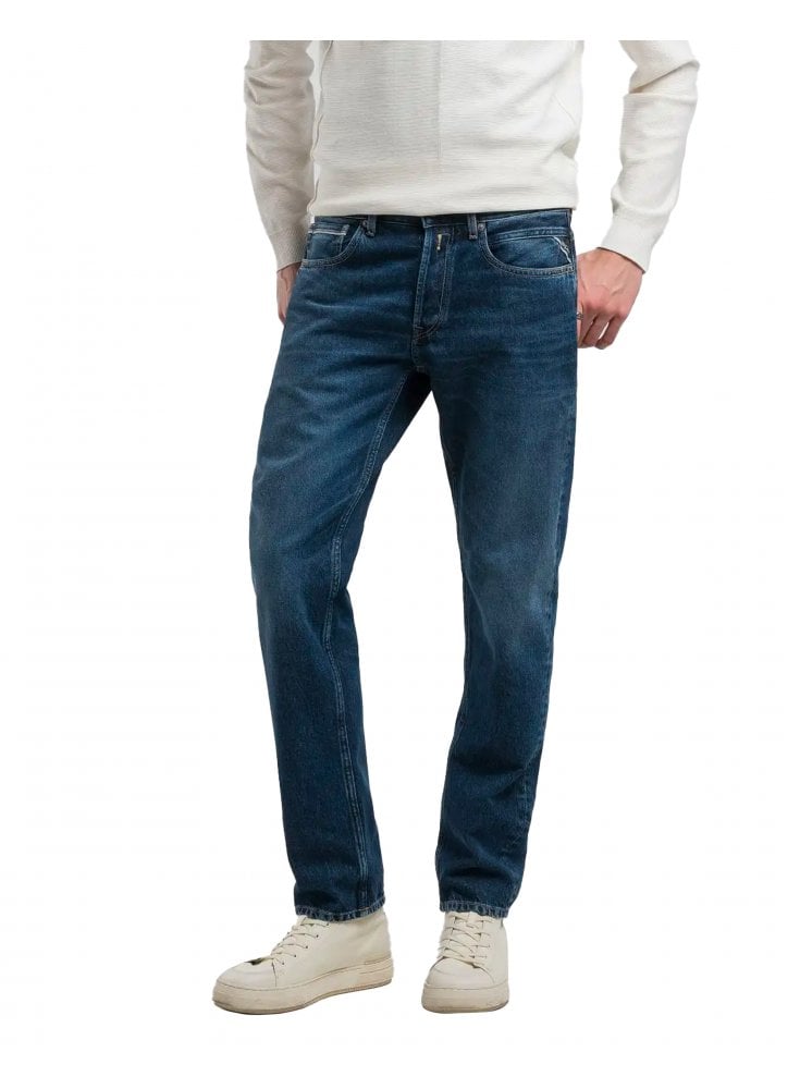 Replay Grover Dark Wash Straight Fit Jean 007