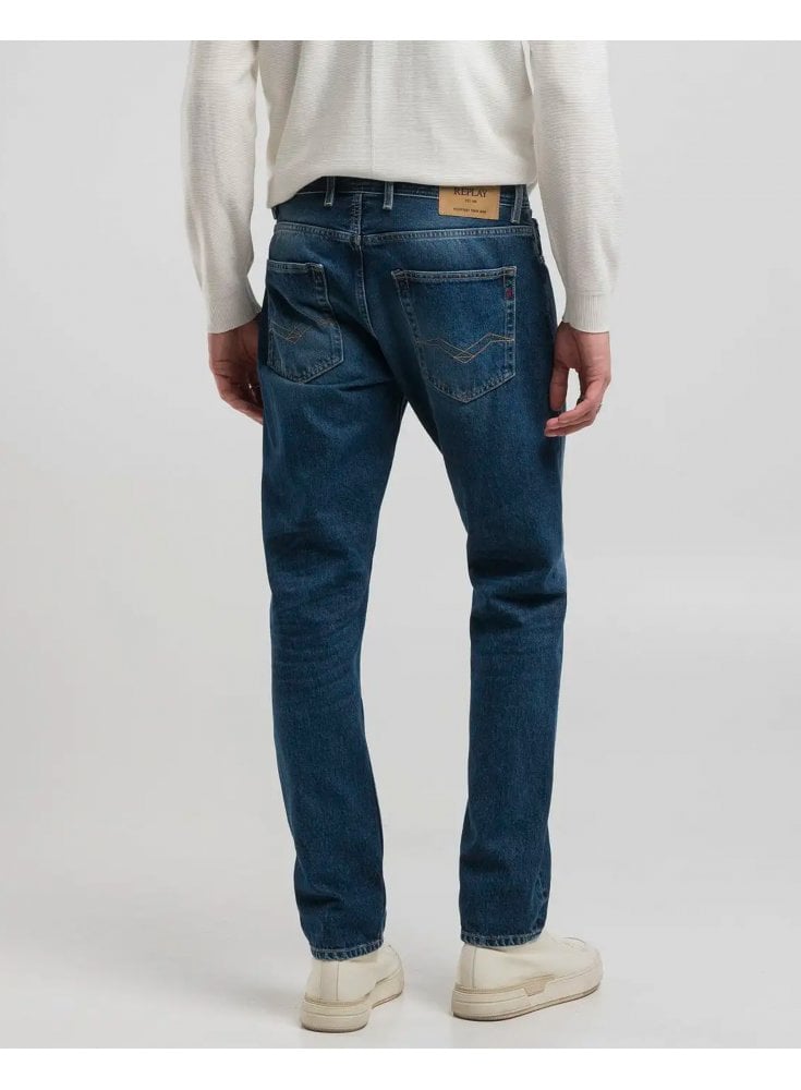 Replay Grover Dark Wash Straight Fit Jean 007
