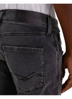 Replay Hyperflex Recycle 360* Washed Black Anbass Slim Jean