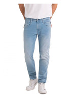 Replay Hyperflex Reused Anbass Slim Jean Washed Blue