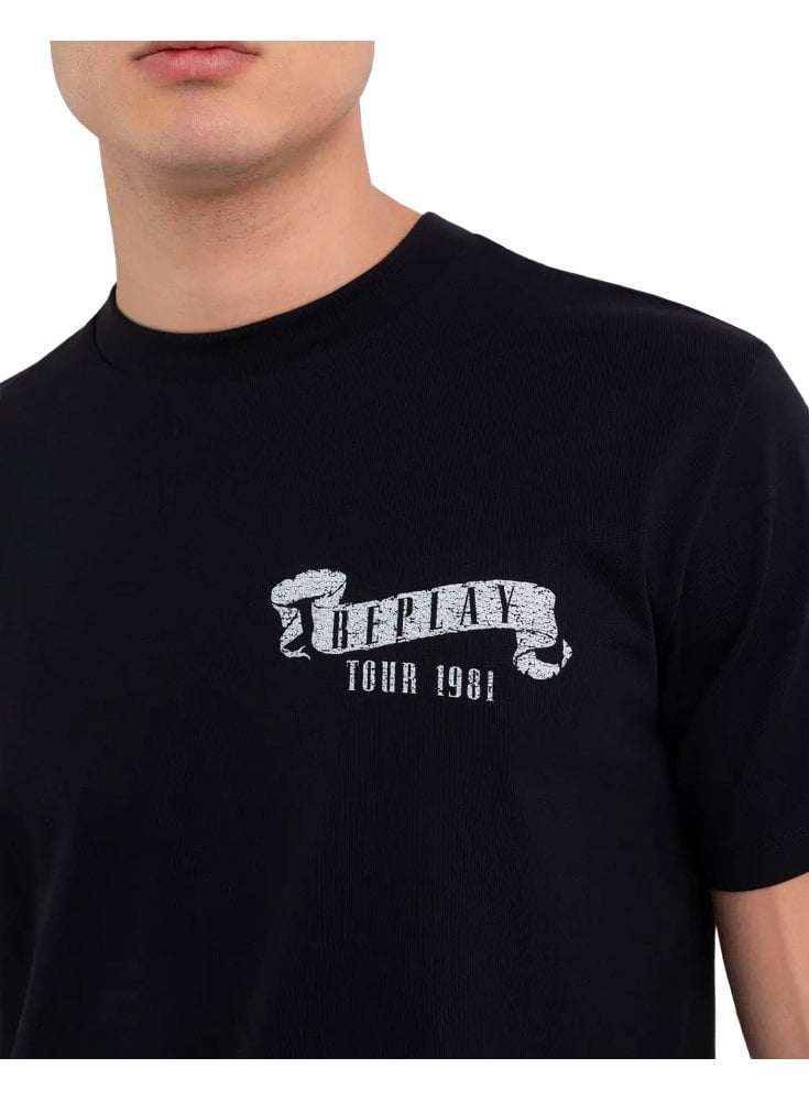 Replay Live Loud Tour 2 Side Print Black