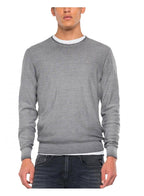 Replay Mens Cotton Pullover Sweater Iron Grey