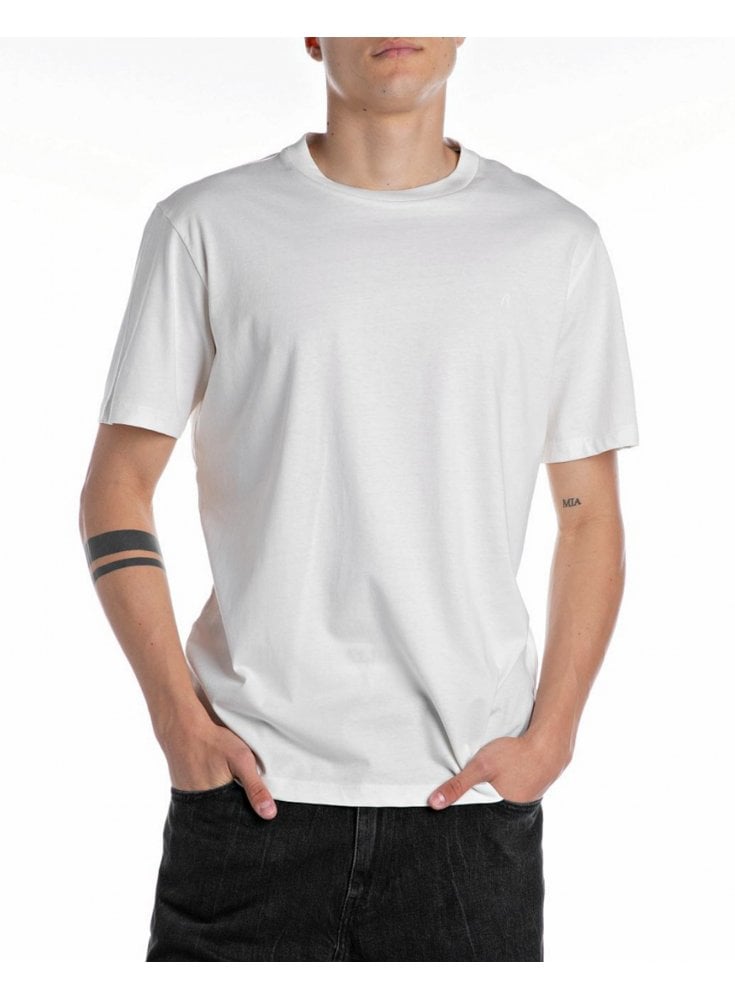 Replay R T Shirt White