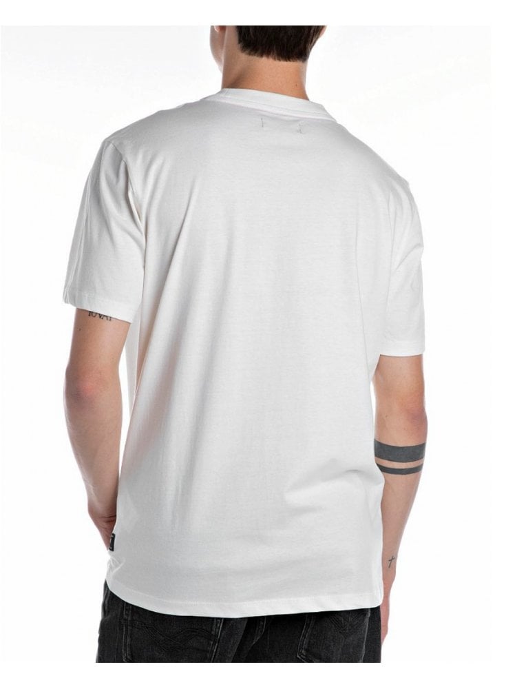 Replay R T Shirt White