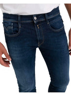 Replay Recycle 360*hyperflex Mid Blue Stretch Slim Fit Jean 007