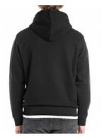Replay Regular Fit Overhead Hoodie Black