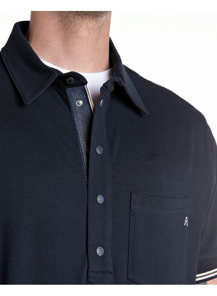 Replay Sartoriale Premium Quality Polo Shirt Navy