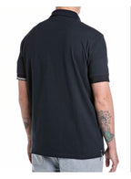 Replay Sartoriale Premium Quality Polo Shirt Navy