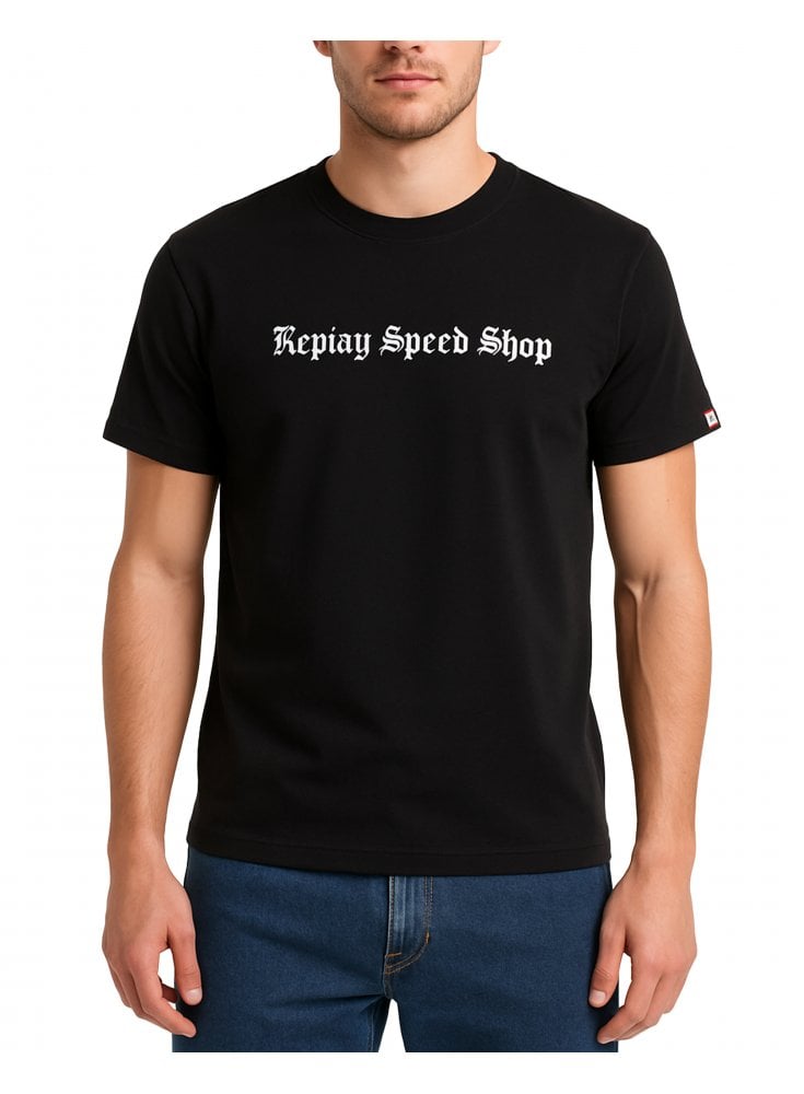 Replay Speed Shop T-shirt Black