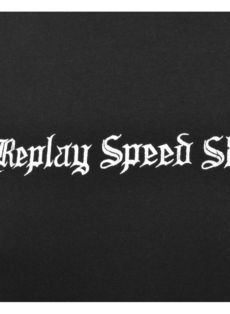 Replay Speed Shop T-shirt Black